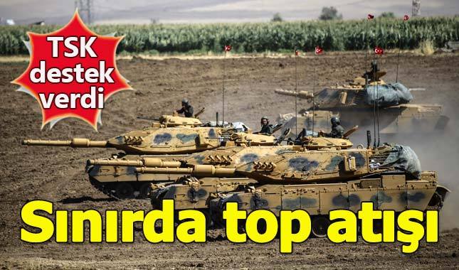 TSK, İdlib'de ÖSO'ya destek için top atışı yaptı