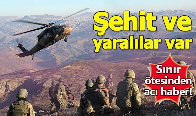 TSK: Zap bölgesinde şehit ve yaralılar var