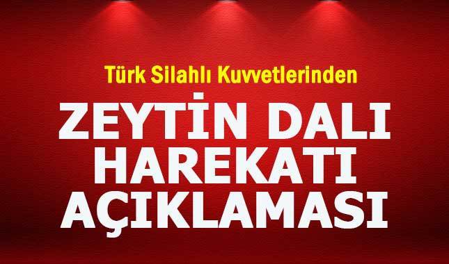 TSK'dan Afrin açıklaması: 947 terörist...