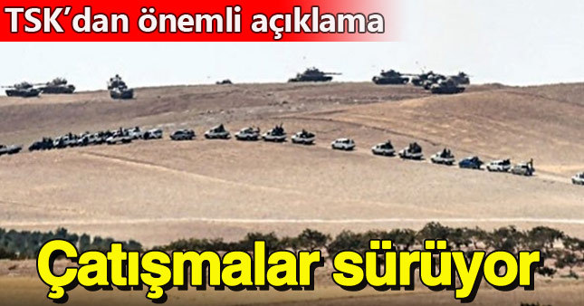 TSK'dan Fırat Kalkanı açıklaması