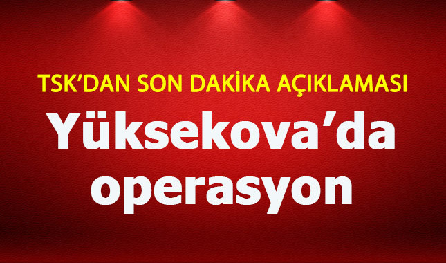 TSK'dan son dakika açıklaması