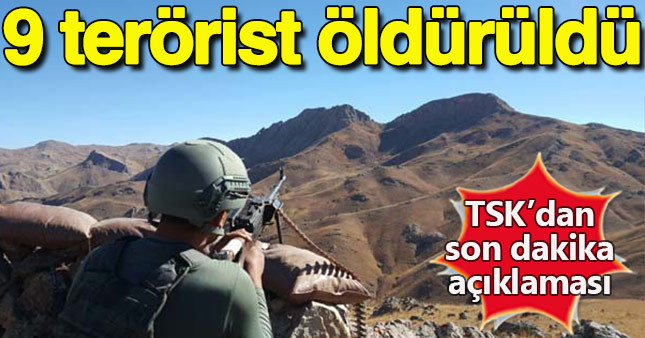 TSK'dan son dakika açıklaması