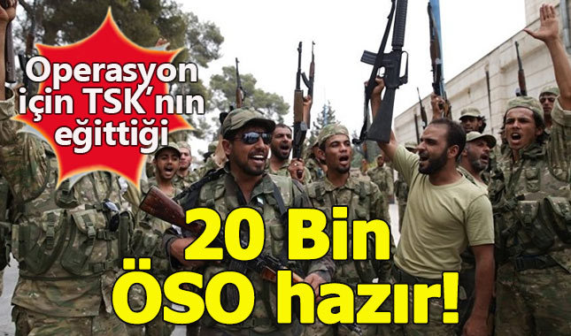 TSK'nın eğittiği ÖSO askerleri operasyon için hazır!