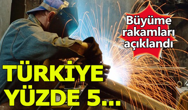 TÜİK, Türkiye'nin 2017 ilk çeyreğindeki büyüme oranını açıkladı