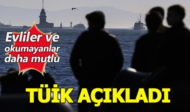 TÜİK 'Yaşam Memnuniyeti Araştırması': Evliler ve okumayanlar daha mutlu