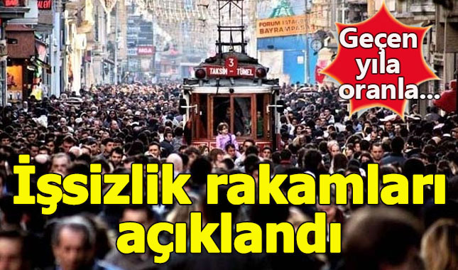 TÜİK, işsizlik rakamlarını açıklandı