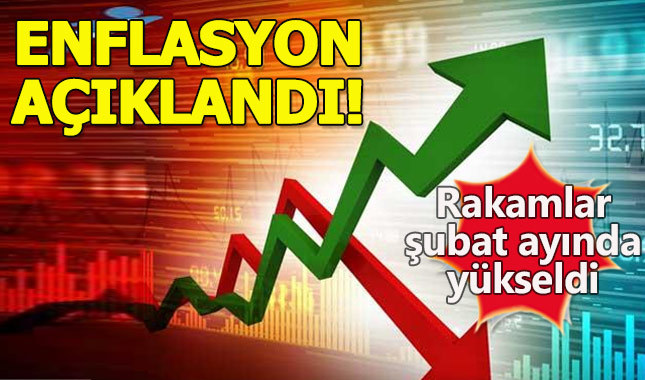 TÜİK şubat ayı enflasyon rakamını açıkladı! Şubat ayı enflasyonu ne kadar?