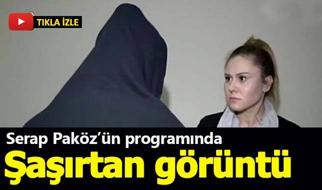 TV8'de Serap Paköz'ün programında şaşırtan görüntü