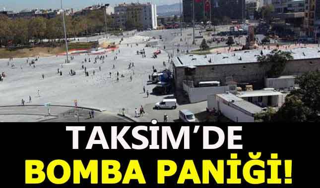 Taksim meydanında bomba paniği yaşandı