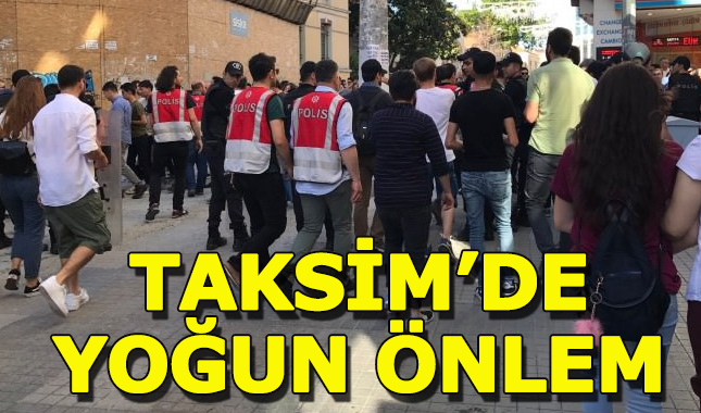 Taksim'de acil durum! Yoğun güvenlik önlemleri alındı
