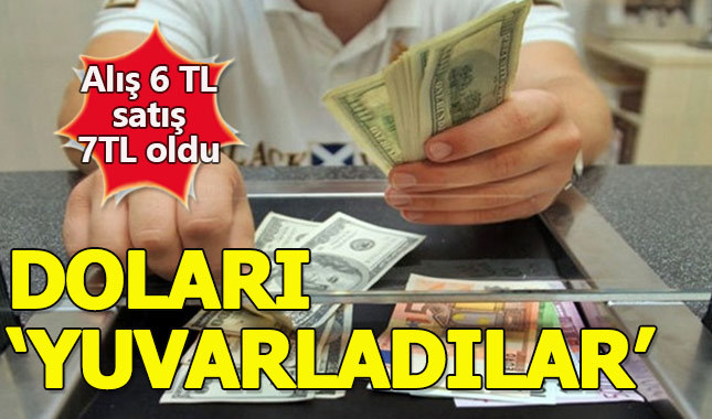 Taksim'de dövizciler doların kurunu yuvarladı
