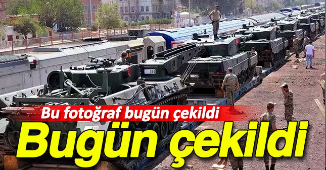 Tanklar Gaziantep'e ulaştı