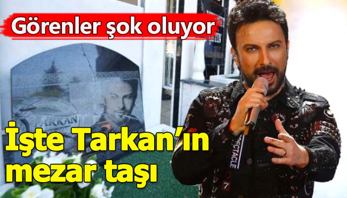 Tarkan'a özel mezar taşı yapıldı