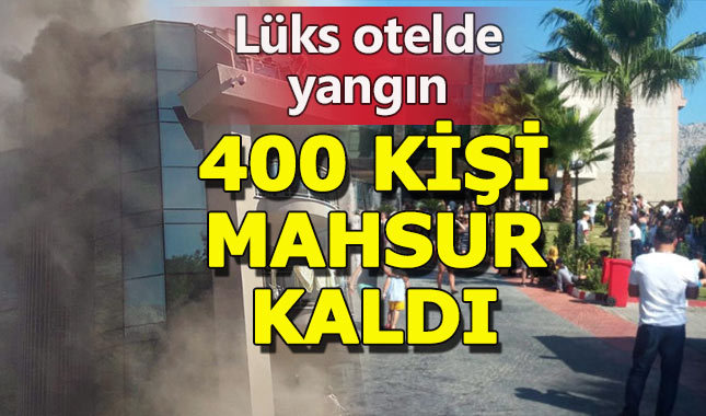 Tatil beldesinde 5 yıldızlı otelde yangın - Antalya Haberleri