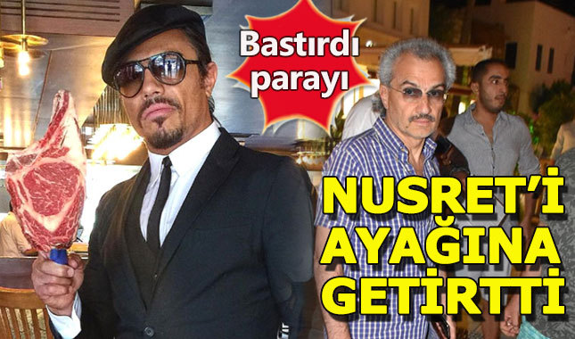 Tatil için Bodrum'a gelen Suudi prens, Nusret'i ayağına getirtti