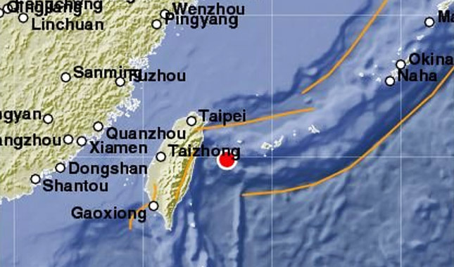 Tayvan'da şiddetli deprem!