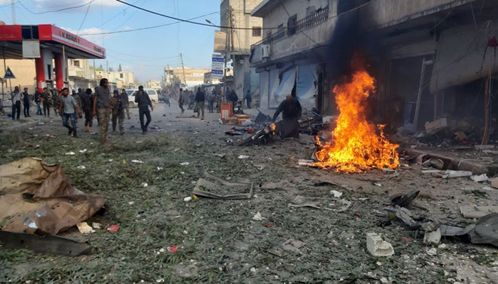 Tel Abyad'a bombalı terör saldırısı