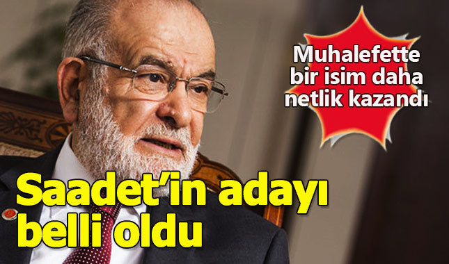Temel Karamollaoğlu Saadet Partisi'nin cumhurbaşkanı adayı oldu