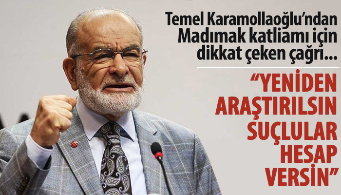 Temel Karamollaoğlu'ndan Madımak katliamı çağrısı