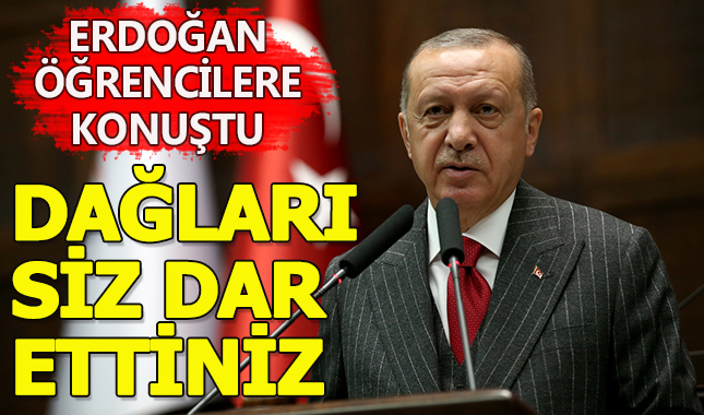 Teröristlere dağları siz dar ettiniz