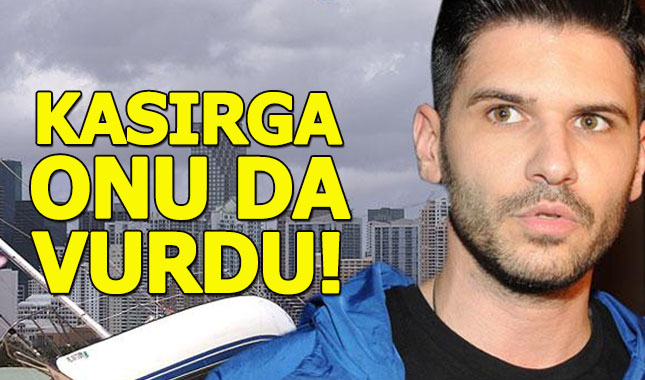 Tolgahan Sayışman, Irma kasırgasına tutuldu