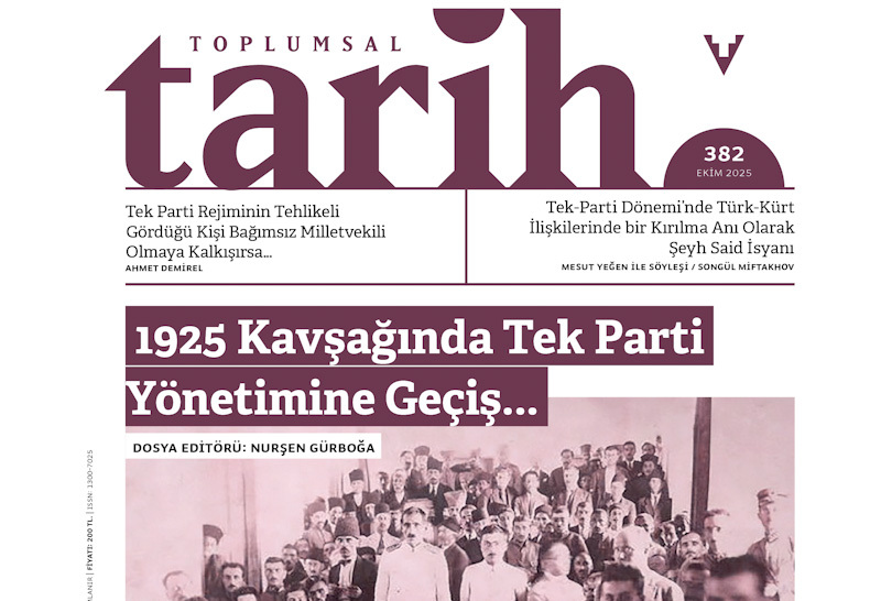 Toplumsal Tarih'in 382'inci sayısı çıktı