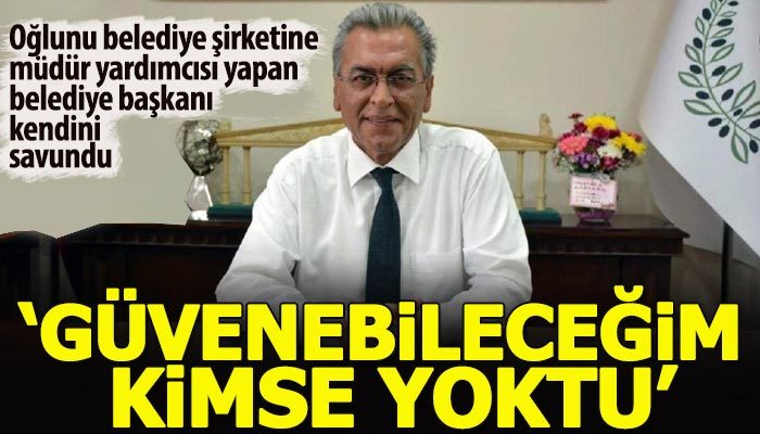 Torbalı Belediye Başkanı, oğlunu belediye şirketine müdür yardımcısı yaptı