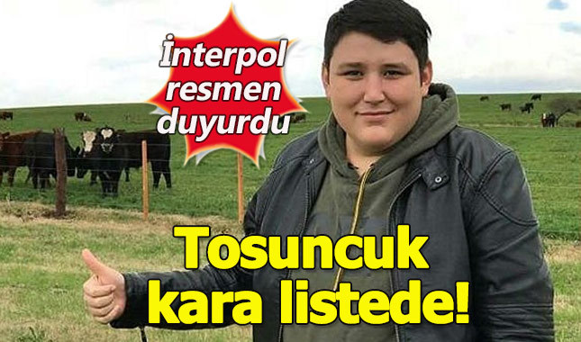 'Tosuncuk' İnterpol'de arananlar listesine girdi