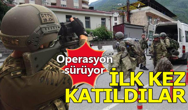 Trabzon Maçka'da PKK operasyonu