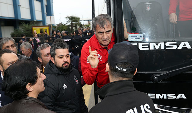 Trabzon'da Şenol Güneş'e tepki