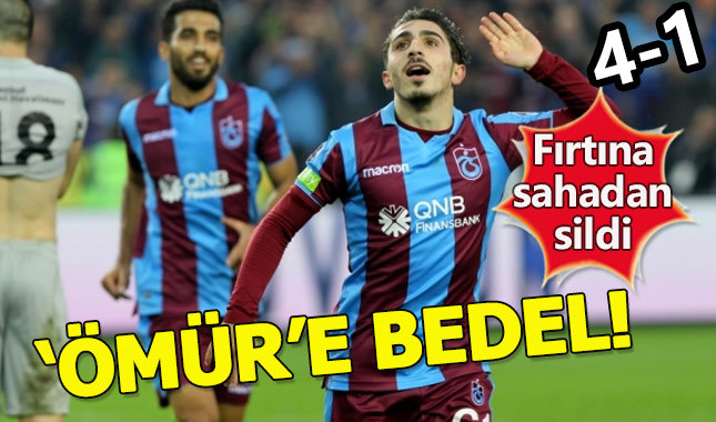 Trabzonspor 4-1 Çaykur Rizespor maçın özeti ve golleri