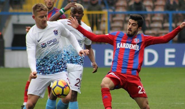Trabzonspor Karabük'e takıldı - Karabükspor 1-1 Trabzonspor Maç özeti