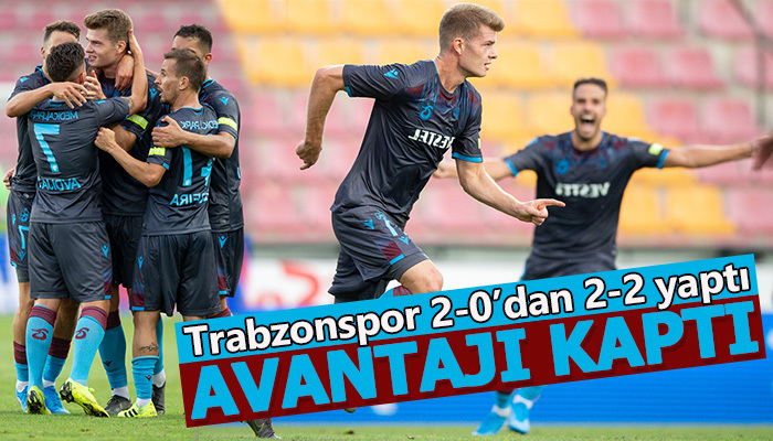 Trabzonspor geç açıldı avantajı kaptı!