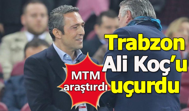 Trabzonspor mağlubiyeti Ali Koç'u zirveye taşıdı