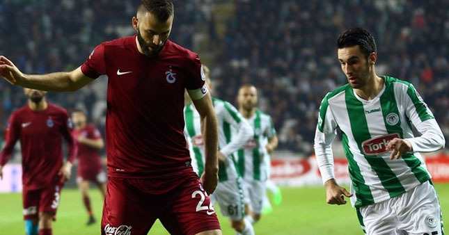 Trabzonspor:1 Konyaspor:0 MAÇ SONUCU
