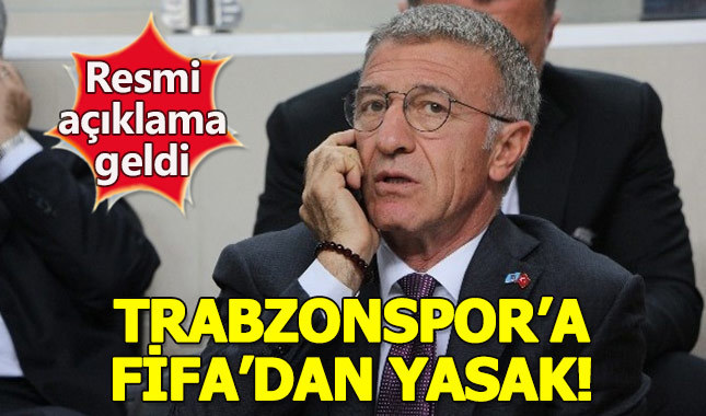 Trabzonspor'a FİFA'dan çok kötü haber!