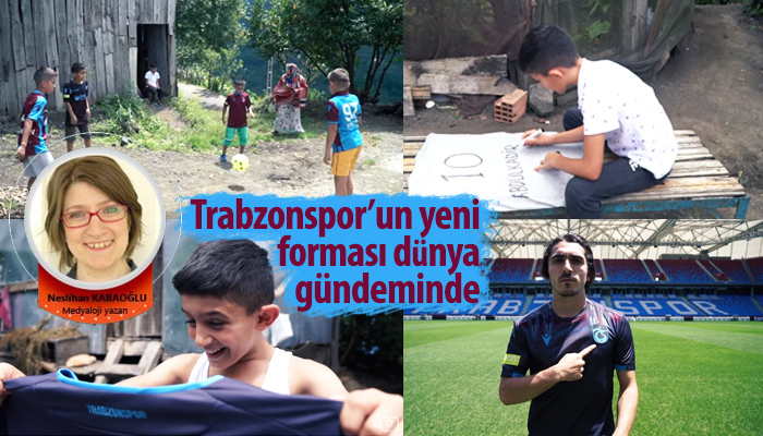 Trabzonspor'un yeni forması dünya gündeminde…