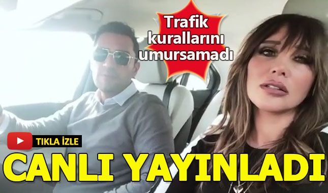 Trafik kurallarını hiçe sayan Seren Serengil birde bunu canlı yayınladı