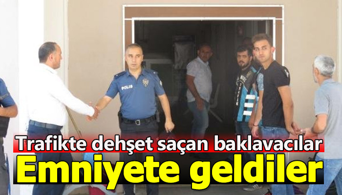 Trafikte hamile kadının olduğu otomobile saldıran kişi emniyette ifade veriyor