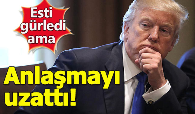 Trump, İran'la yapılan nükleer anlaşmasının uzatılmasına karar verdi