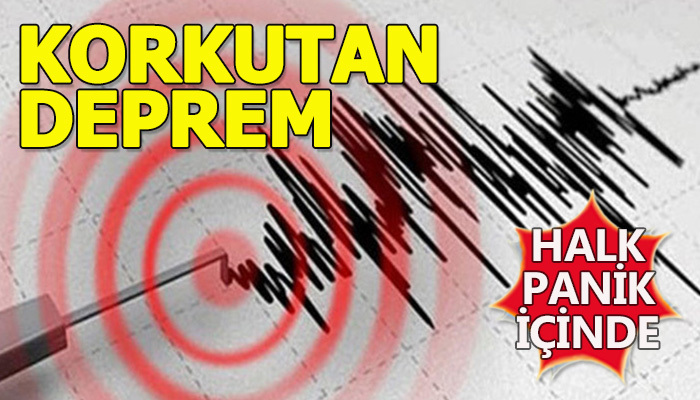 Tunceli'de deprem! Halk panik içinde