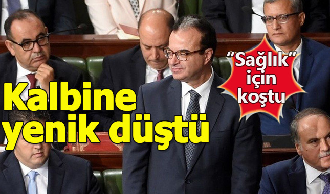 Tunus Sağlık Bakanı, sağlık konuşunda kalbine yenildi