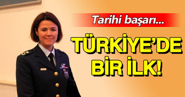 Türk Hava Kuvvetleri'ndeki ilk kadın filo komutanı oldu