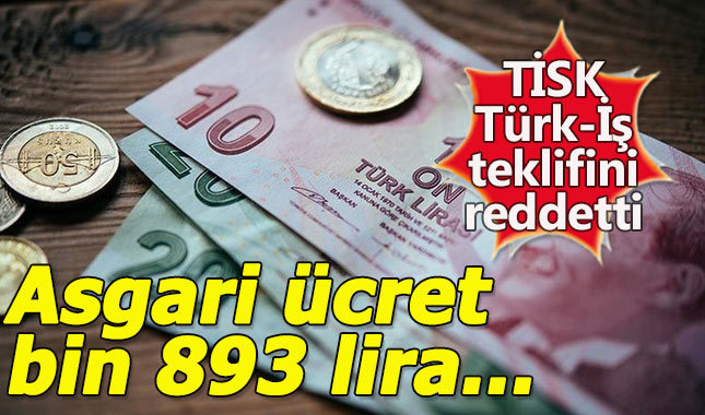 Türk-İş'in asgari ücret talebine TİSK'den destek gelmedi