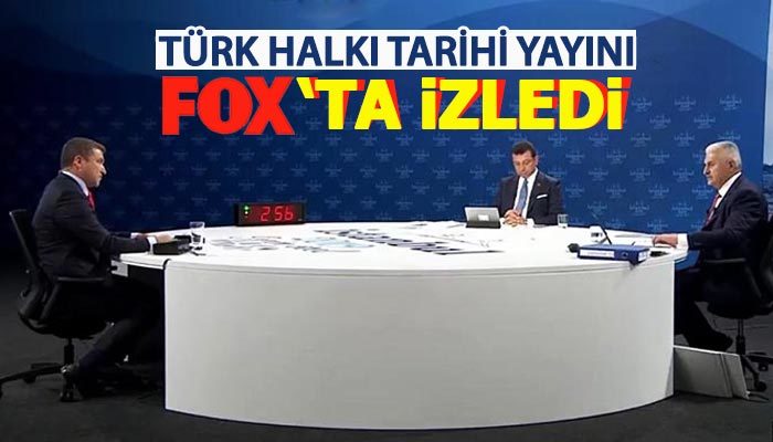 Türk halkı tarihi yayını FOX'ta izledi