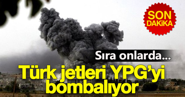 Türk jetleri PYD-YPG kamplarını bombalıyor