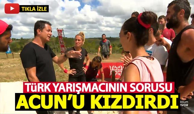 Türk yarışmacının sorusu, Acun Ilıcalı'yı kızdırdı