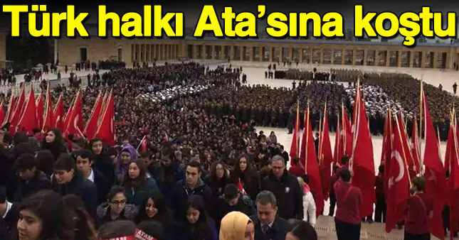 Türkiye 10 Kasım'da Anıtkabir'e akın ediyor
