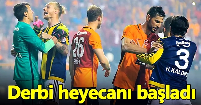 Türkiye Fenerbahçe-Galatasaray derbisini bekliyor