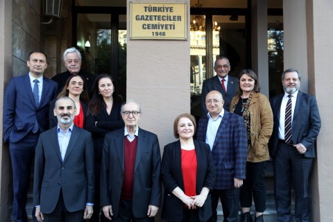 Türkiye Gazeteciler Cemiyeti Yönetim Kurulu görev dağılımı yaptı